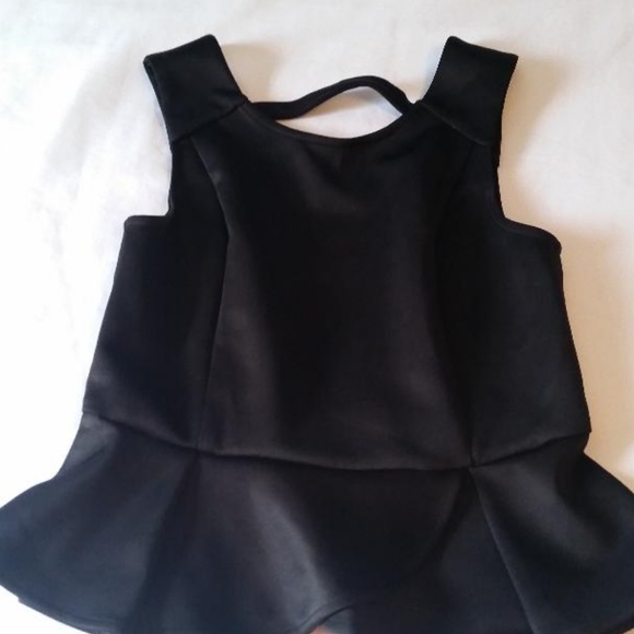 BCBG Tops - BCBG Back cutout peplum top, GORGEOUS!!!